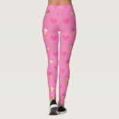 Pink Cupcake Muster Leggings (Rückseite)