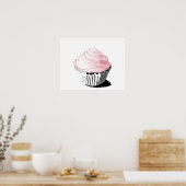 Pink Cupcake Poster (Küche)