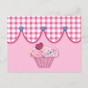 Pink Cupcake Rezept Karte