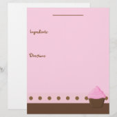 Pink Cupcake Rezept Seite (Vorne/Hinten)