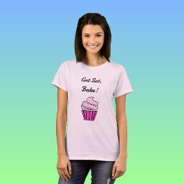 Pink cupcake Set backen T-Shirt