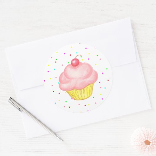 Pink Cupcake Stickers (Umschlag)
