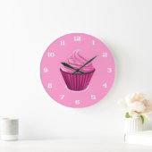 Pink Cupcake Uhr (Zuhause)