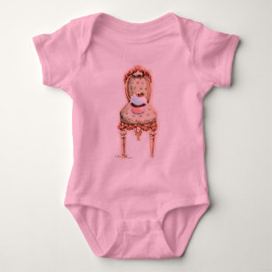 Pink Cupcake Viktorianisch Chair Baby Strampler
