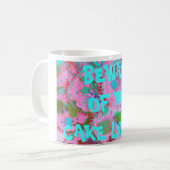 Pink Cupcakes "cake lover" Tasse (Vorderseite Links)