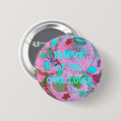 Pink Cupcakes 'cake lover' Taste Abzeichen Button (Vorne & Hinten)