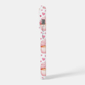 Pink Cupcakes & Hearts iPhone Case Cute Sweet Hülle (Linke Seite)