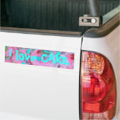 Pink Cupcakes "I Liebe cake" Autoaufkleber (Auf Lkw)