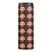 Pink Cupcakes Kaffee Tumbler Thermosbecher (Rückseite)