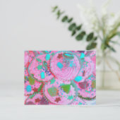 Pink Cupcakes Postkarte (Stehend Vorderseite)