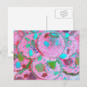 Pink Cupcakes Postkarte (Vorne/Hinten)