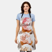 Pink, Cupcakes Schürze Küche individuell anpassbar (Getragen)
