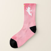 Pink Cupid Tennis Player Socken (Links - Außen)