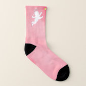 Pink Cupid Tennis Player Socken (Links - Innen)