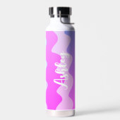 Pink Curves CUSTOM Chic Name Personalisiert Trinkflasche (Links)