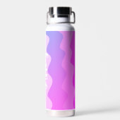 Pink Curves CUSTOM Chic Name Personalisiert Trinkflasche (Rückseite)