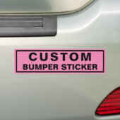 Pink Custom Autoaufkleber (Auf Auto)