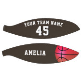 Pink Custom Basketball Basketball Team Name Number (Panele)
