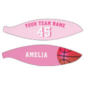 Pink Custom Basketball Girl Team Name Number (Panele)