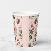 Pink Custom Berry Sweet Strawberry Pappbecher (Rechts)