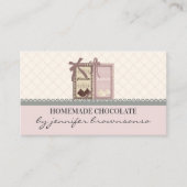 Pink Custom Box Verpackung Backbäckerei Schokolade Visitenkarte (Vorderseite)