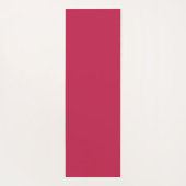 Pink Custom Cute Cherry Print Pattern Coquette Yogamatte (Rückseite)