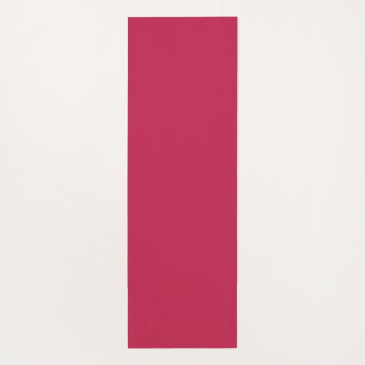 Pink Custom Cute Cherry Print Pattern Coquette  Yogamatte (Rückseite)