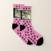 Pink Custom Dog Foto Socks - Custom Pet Socks Socken (Paar)