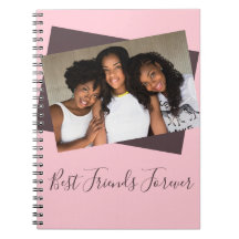 Pink Custom Foto Best Friends Forever in Script