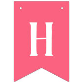 PINK Custom Foto Happy Birthday Banner (Zweite Fahne)