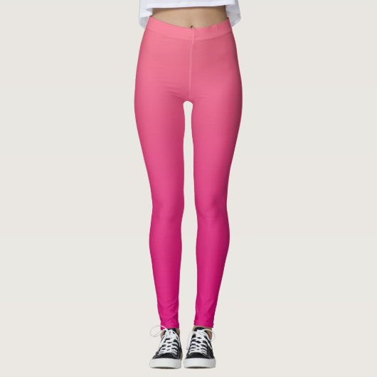 Pink Custom Leggings (Vorderseite)