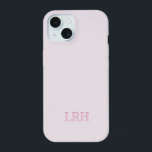 Pink Custom Monogram Modern Layered Initials iPhone 15 Hülle<br><div class="desc">Sie wissen,  dass Raffinesse,  Stil und Einfachheit oft genau das sind,  was Sie brauchen. Dieses Accessoire ist für den anspruchsvollen Geschmack des modernen Minimalisten konzipiert und vereint zeitlose Eleganz und zeitgemäße Funktionalität. Die hübsche rosa Farbpalette ist eine wunderschöne Touch. Lass uns,  eure Alltagsessenzien zu erhöhen.</div>