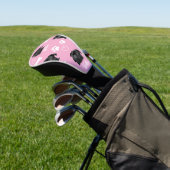 Pink Custom Pet Hund Foto Personalisiert Golf Headcover (In SItu)