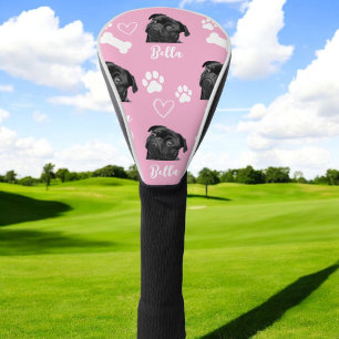 Pink Custom Pet Hund Foto Personalisiert Golf Headcover