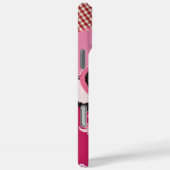 Pink Cute Cat Phone Case Kawaii Kitten Aesthetic (Rückseite / Rechts)