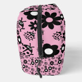 Pink Cute Ladybug Kids Waschbeutel (Rechts)