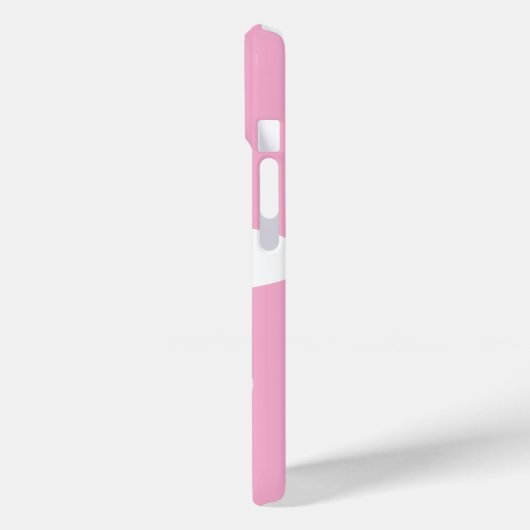 Pink Cute White Daisy IPhone 15 Case (Rückseite / Links)