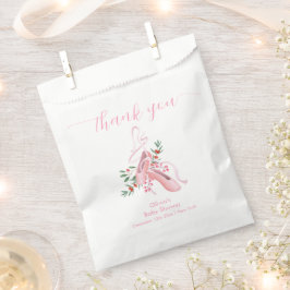 Pink Cute Winter Ballerina Tutu Cold Baby Shower Geschenktütchen