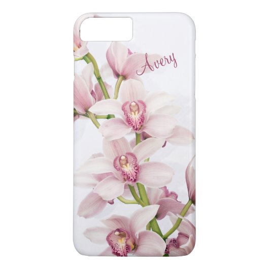 Pink Cymbidium Orchid Floral Blume Case-Mate iPhone Hülle (Rückseite)