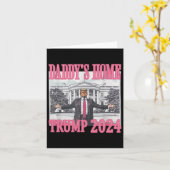Pink Daddys Zuhause Trump 2024 Karte (Gelbe Blume)