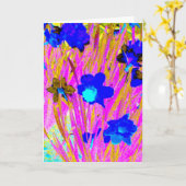 'Pink Daffodils' Blank-Grüße-Karte Karte (Gelbe Blume)