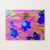 'Pink Daffodils' Jigsaw Puzzle (Horizontal)