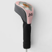 Pink Daffodin Frühlingszeit Blume Golf Headcover (angewinkelt)