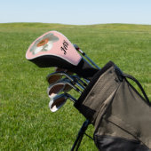 Pink Daffodin Frühlingszeit Blume Golf Headcover (In SItu)