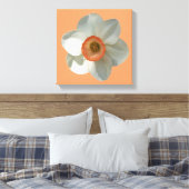 Pink Daffodin Frühlingszeit Blume Leinwanddruck (Insitu (Schlafzimmer))