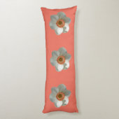 Pink Daffodin Frühlingszeit Blume Seitenschläferkissen (Rückseite (Vertikal))