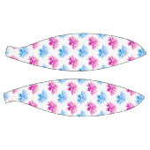 Pink Dahlia, Blue Dahla, Blumenmuster, Blume Basketball (Panele)