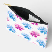 Pink Dahlia, Blue Dahla, Blumenmuster, Blume