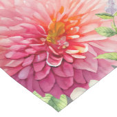 Pink Dahlia Blume Großer Tischläufer (Ecke)