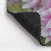 Pink Dahlia Blume im RHS Garden Wisley Mousepad (Ecke)